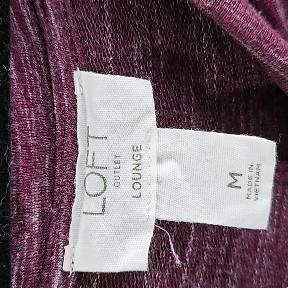 LOFT lounge dress size medium heathered purple - Picture 3 of 5